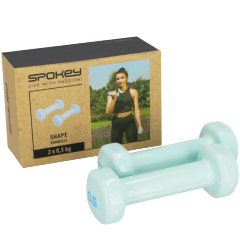 Spokey Shape vinyl dumbbells 941963 Edzőfelszerelés