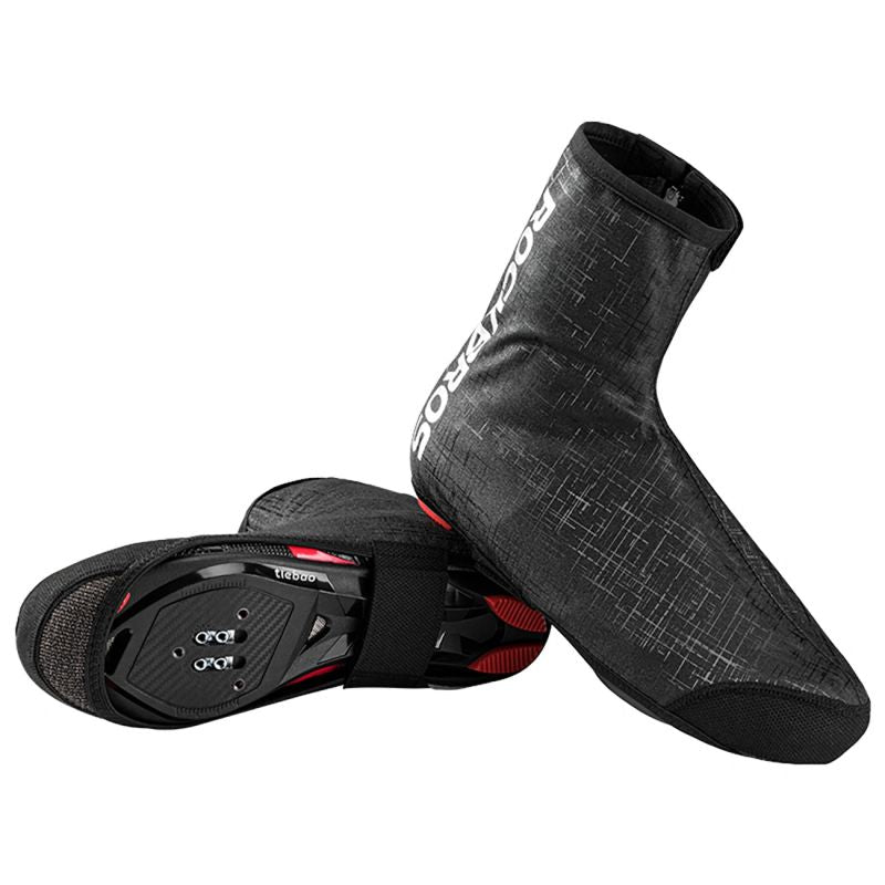 Rockbros Windproof Waterproof Shoe Covers 42-46 cm - Black fekete protectors and knee pads