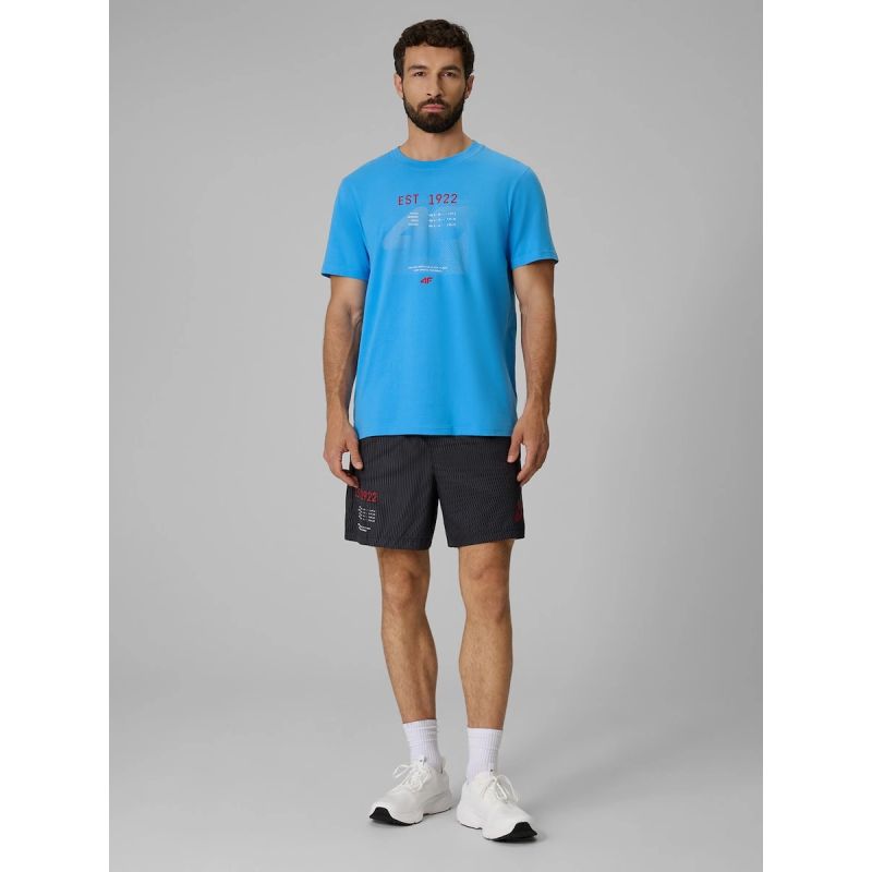 4F Men's regular printed T-shirt póló 4FRSS26TTSHM4039-33S