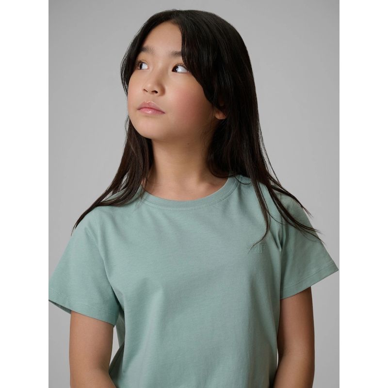 4F Regular plain girls' T-shirt shirts
