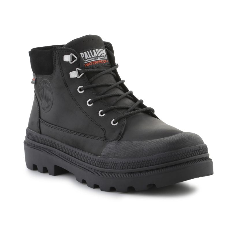 Palladium Pallatroopercuff Wp+ M 04365-008-M Black shoes Cipő