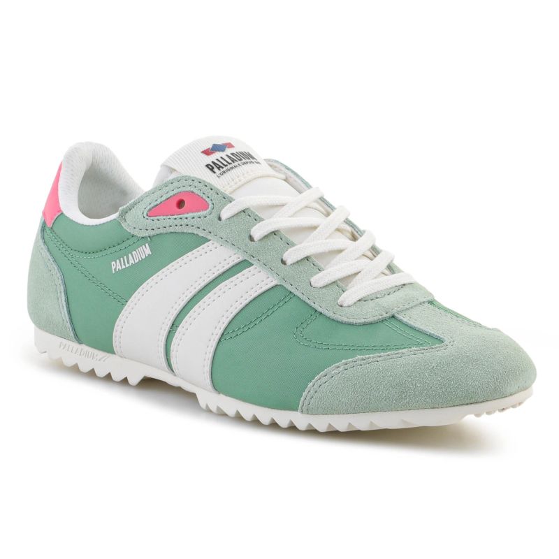 Palladium Pallaracer Flame 94644-399 Rock zöld utcai cipő