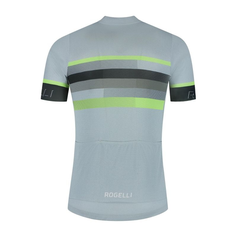 Rogelli HERO II cycling jersey -lime szürke kerékpáros ruha SIRC1000005.240.L