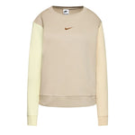 Women's Nike Swoosh Sports Sweatshirt - DJ4411-210 bézs pulóver