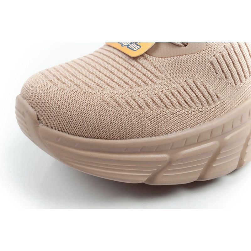 Skechers women's sports Bobs B Flex SLIP-INS beige comfortable bézs utcai cipő