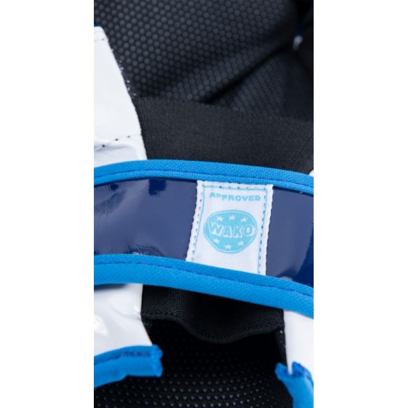TOP TEN ROTT "GLOSSY BLOCK" Open Gloves jasnoniebieski+xs kesztyű