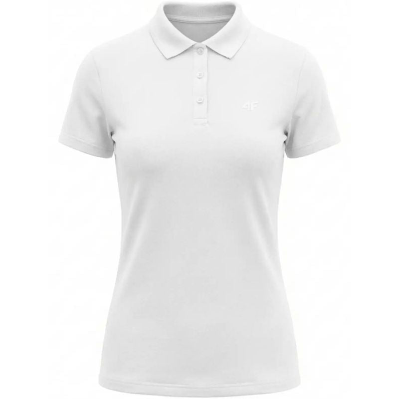 Women's póló shirt 4F F0768 white 10S