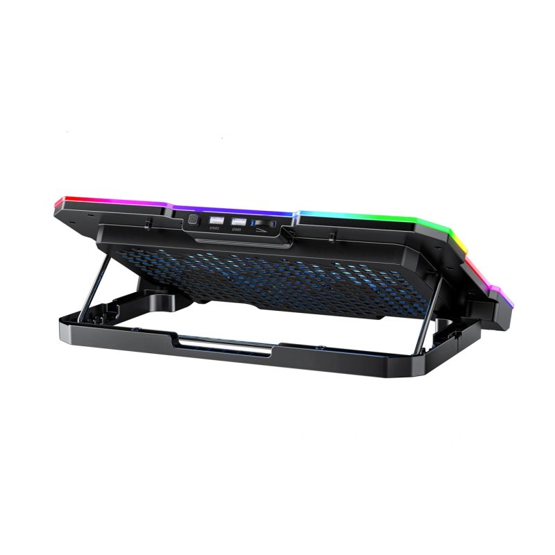 Wozinsky WDCX-A26 NitroCool RGB Gaming Laptop Cooling Pad - Black fekete phones and accessories