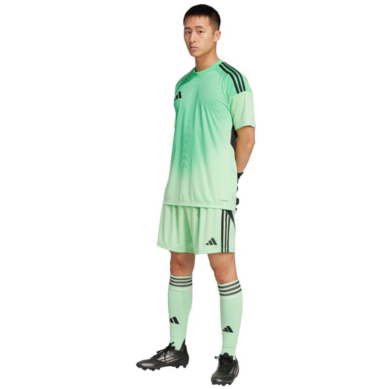 adidas Tiro 25 Competition Jersey Short Sleeve Men's Goalkeeper Jersey Green JI9716 Ruházat