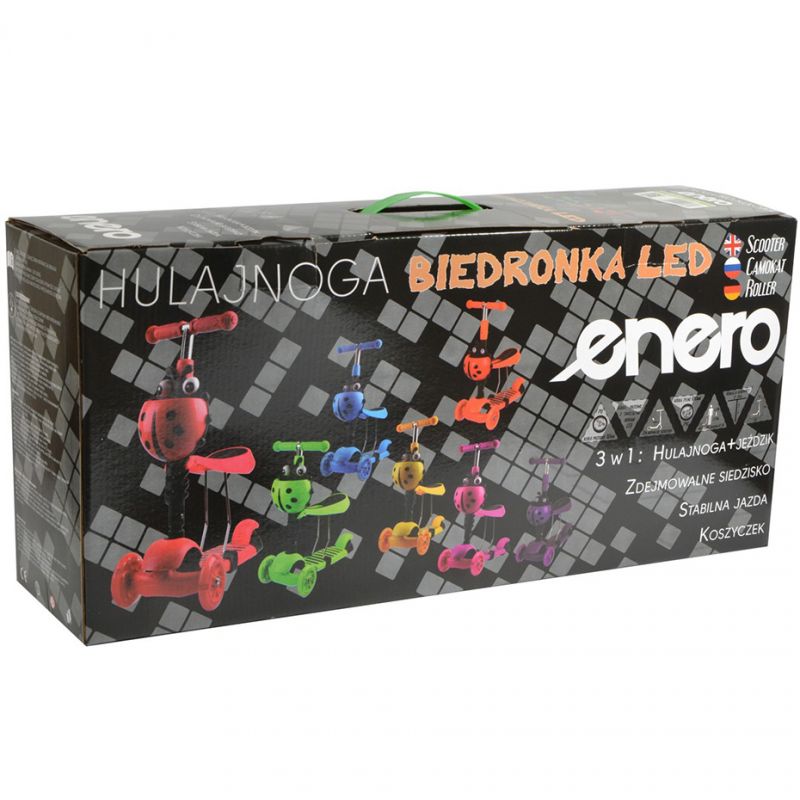 Enero Balance scooter 3-in-1 Biedronka piros scooters