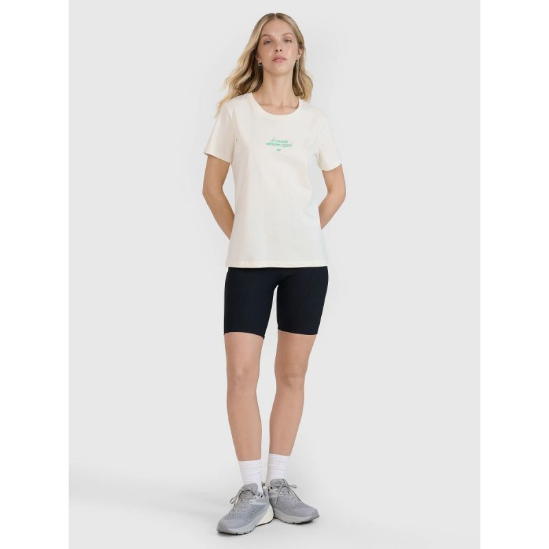 Women's regular printed T-shirt 4F 4FRSS25TTSHF2786-11S póló