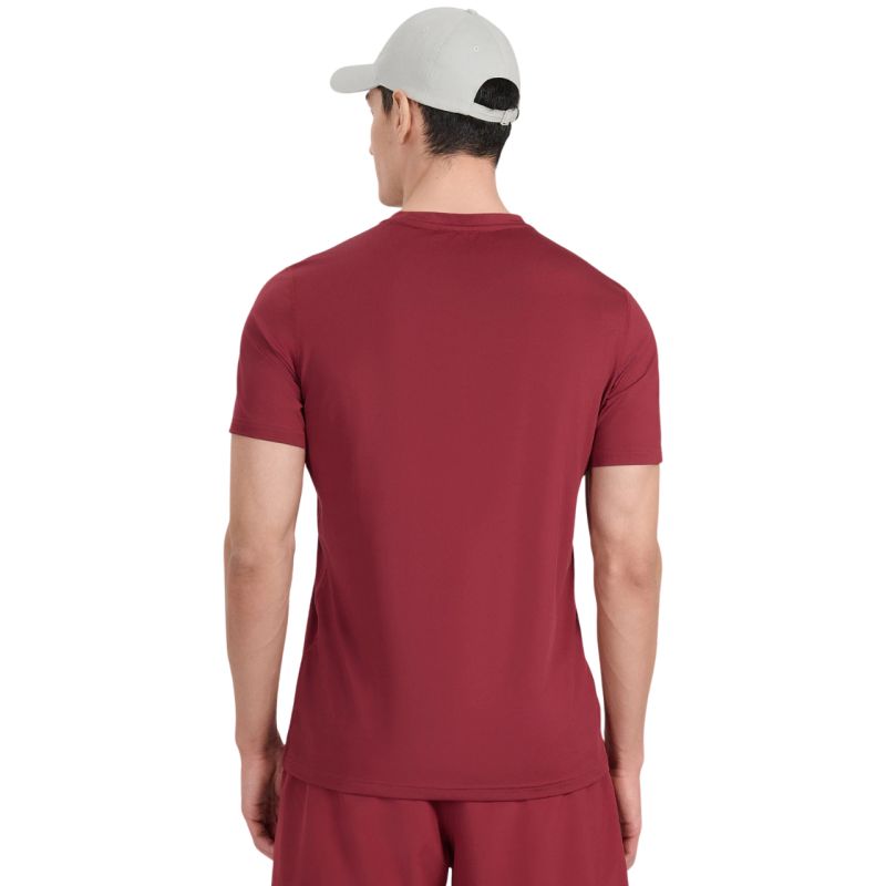 4f Men's T-shirt FNK M1521 dark red 4FWAW25TFTSM1521 61S Ruházat