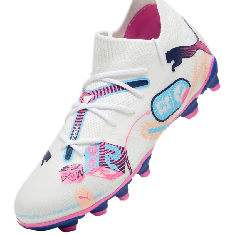 Puma Future 7 Match Vol. Up FG/AG Jr 108076 01 Football Boots Cipő