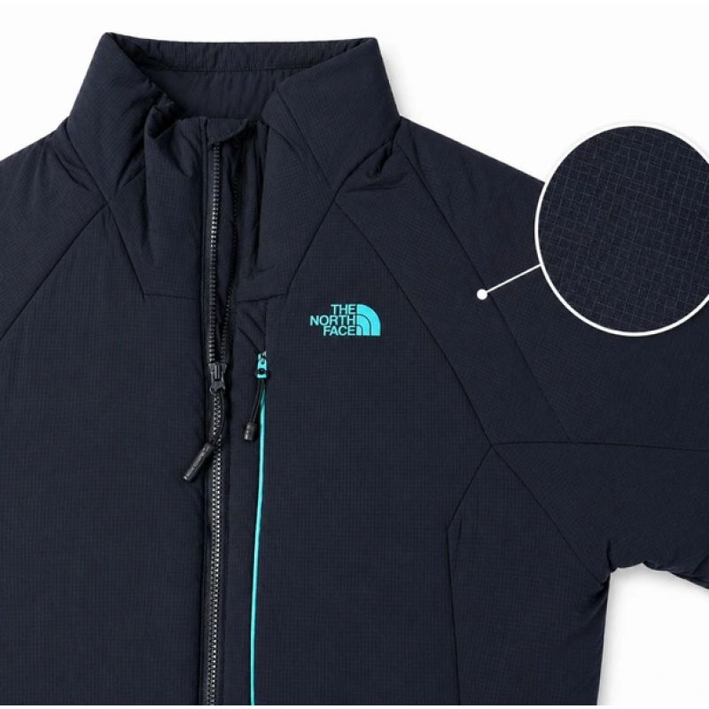 The North Face women's windbreaker outdoor trekking light navy kék dzseki
