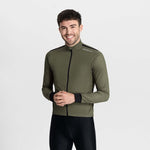 Rogelli CORE long sleeve t-shirt green zöld kerékpáros ruha SIROG352423.M