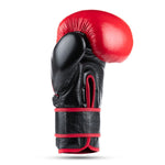 DBX Bushido Warrior RED Genuine Leather Boxing Gloves czarno-czerwony kesztyű