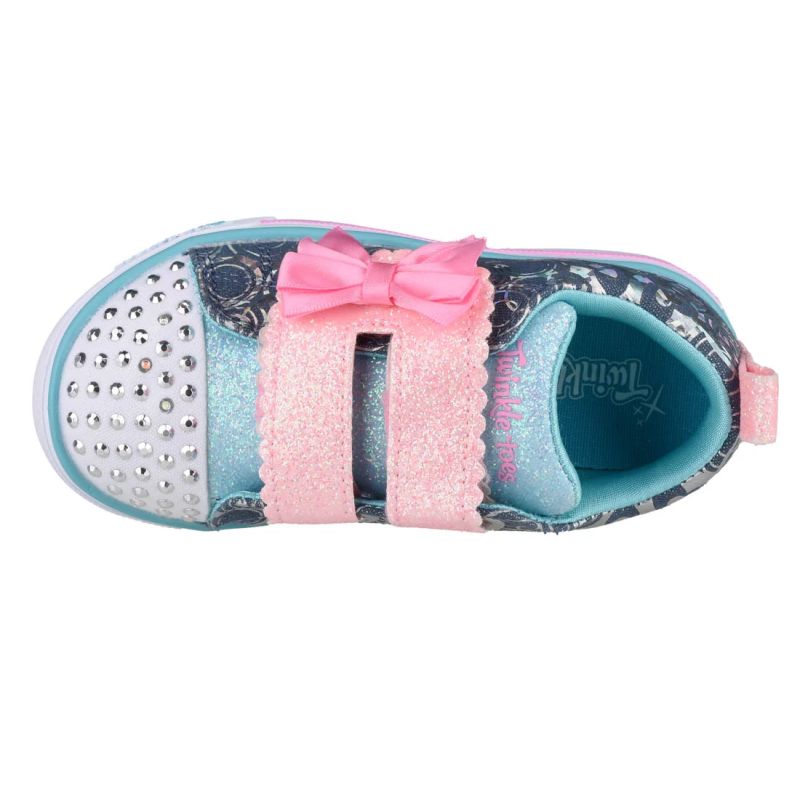 Skechers Sparkle Lite-Lil Heartsland Jr 314754N-DMLT shoes Utcai cipő