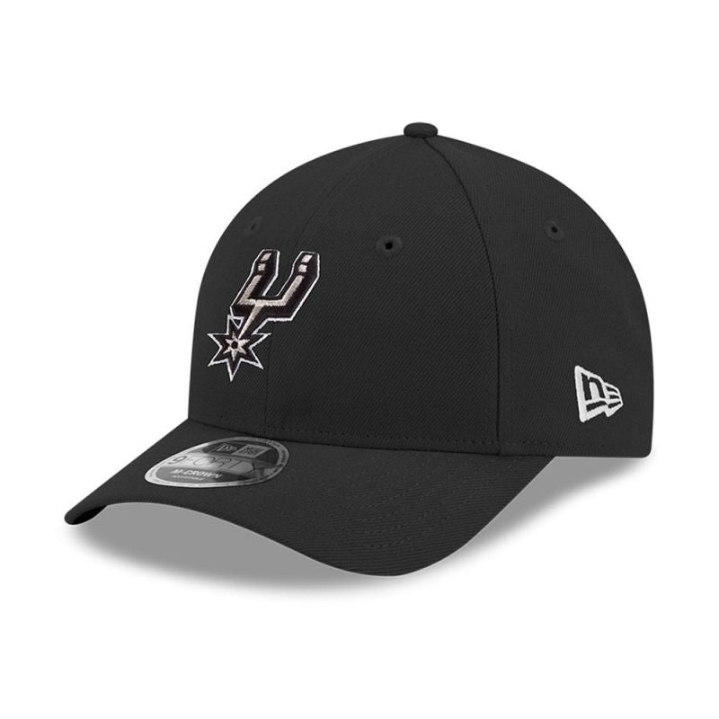 New Era 9FORTY NBA San Antonio Spurs Team M-Crown Black Snapback Cap - uniwersalny baseball sapka