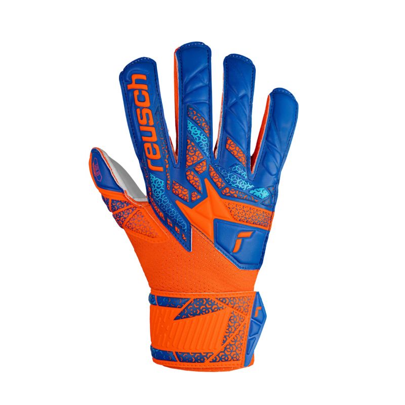 Reusch Attrakt Solid Finger Support Jr 5472510 2290 Goalkeeper Gloves Kesztyű