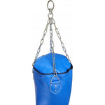MASTERS FIGHT EQUIPMENT Leather punching bag 150/35 cm full WWS-STAR-1 NEW kék edzőfelszerelés 0442-STAR-102