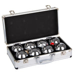 8-Piece Petanque Balls - Boule Petanque Aluminum Suitcase Enero