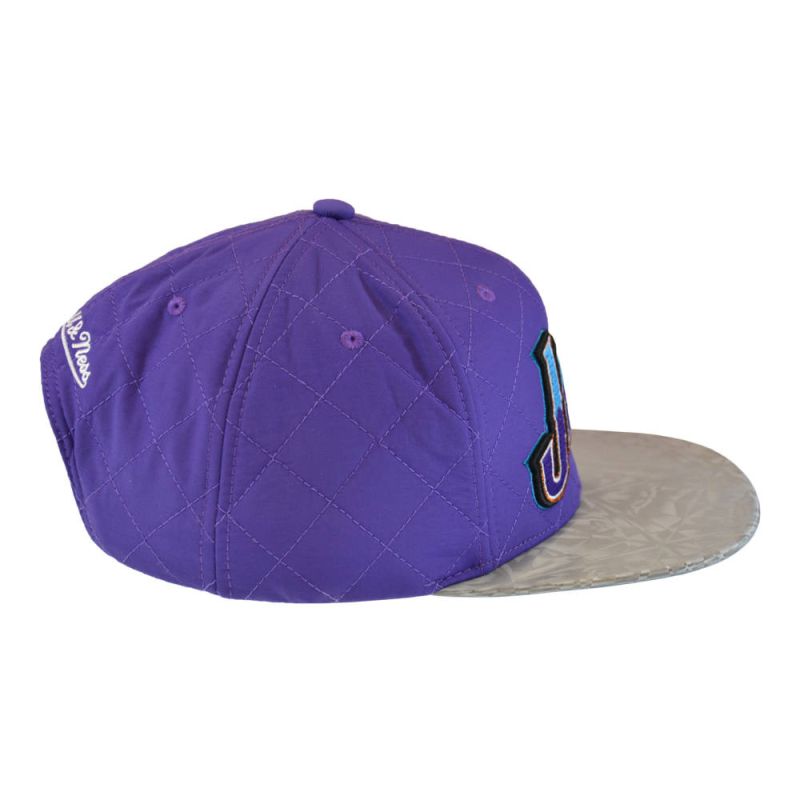 Mitchell & Ness NBA Diamond Base Snapback HWC Utah Jazz Cap - HHSS1213-UJAYYPPPPURP uniwersalny baseball sapka