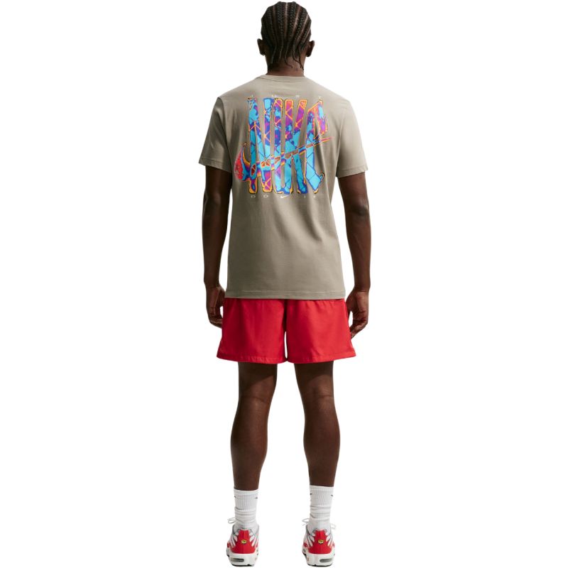 Nike Club men's red piros rövidnadrág FN3307657