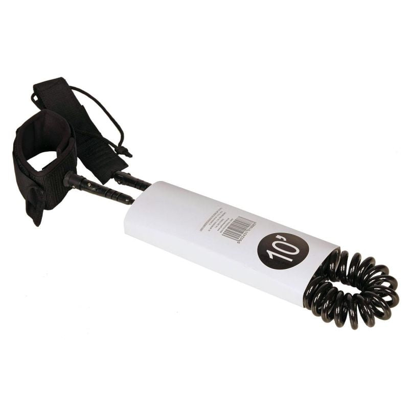 Enero Sup Board Safety Rope 10 Feet Black