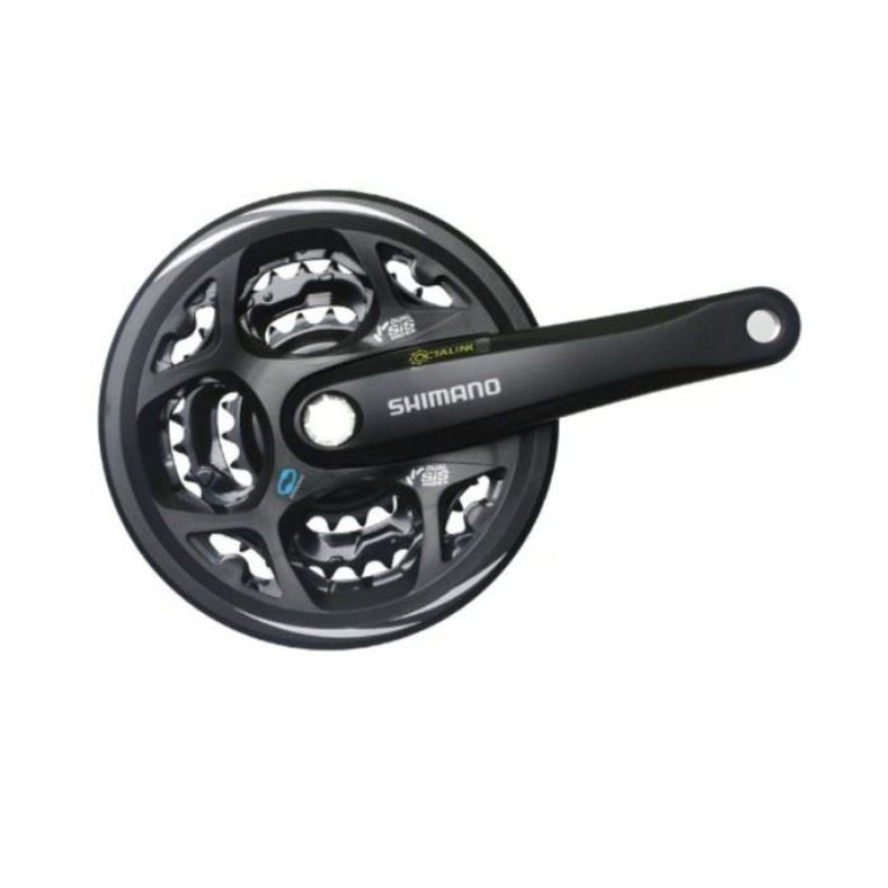 SHIMANO crankset black