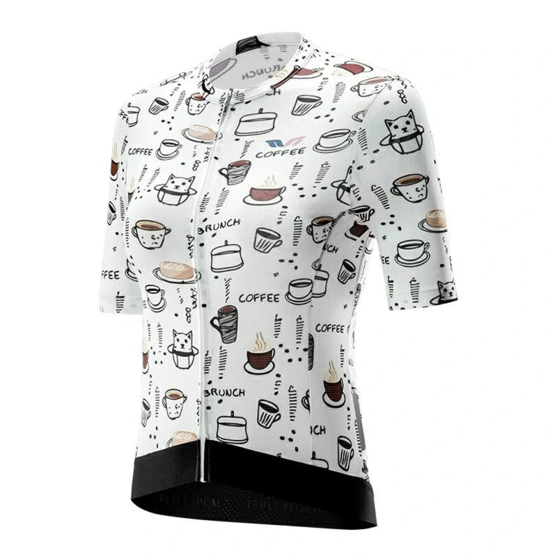 Rockbros 15110005004 Sleeve Cycling Jersey - White fehér kerékpáros póló 15110005003-211724