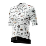 Rockbros 15110005004 Sleeve Cycling Jersey - White fehér kerékpáros póló 15110005003-211724