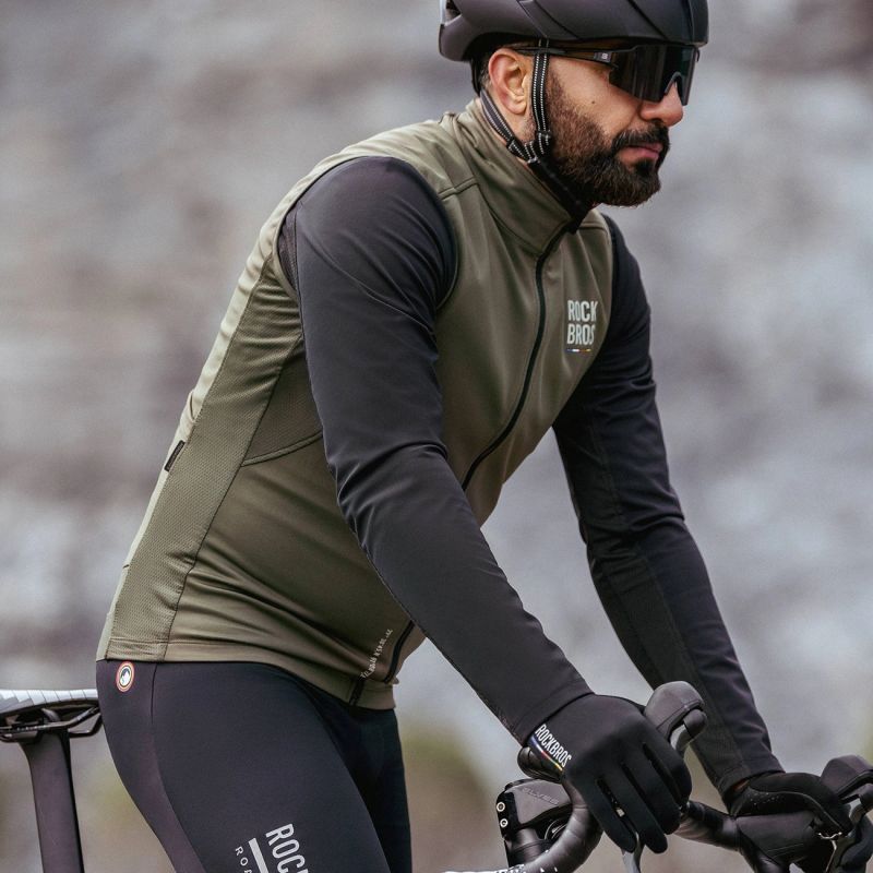 Rockbros ROAD TO SKY insulated windproof vest L - green l \ zielony vests