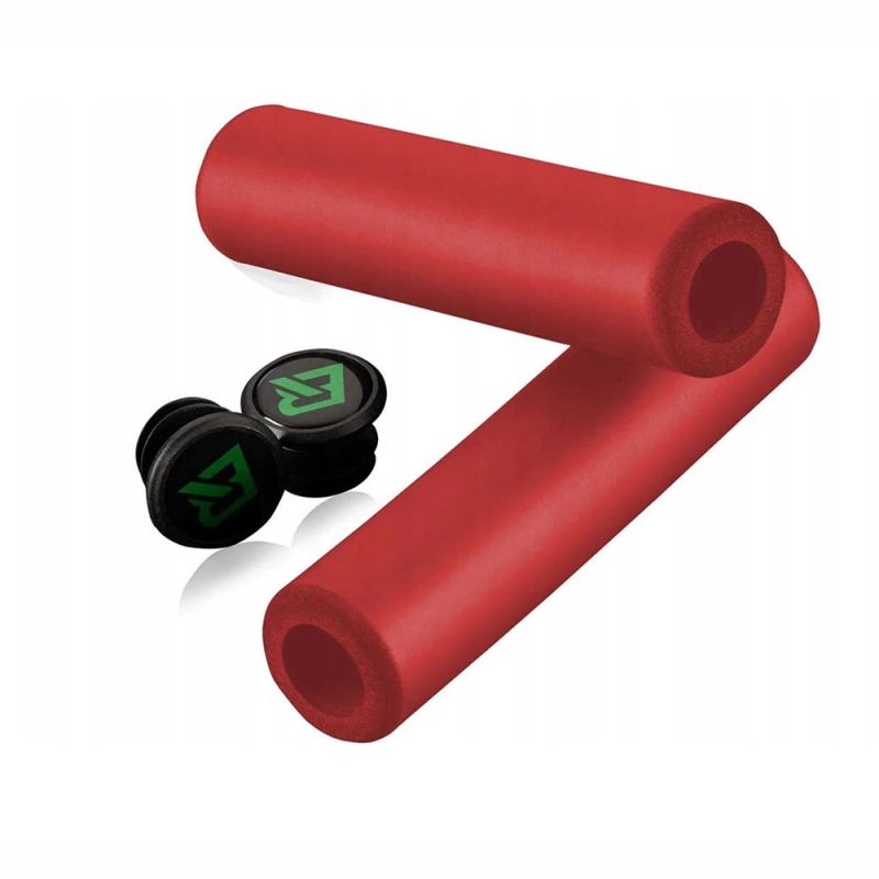 Rockbros bicycle grips - red czerwony kiegészítő 7016802870676-157416