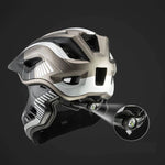 Rockbros TT- children's bicycle helmet with removable chinbar, size S - gray czarny || szary \ s helmets, martial arts equipment