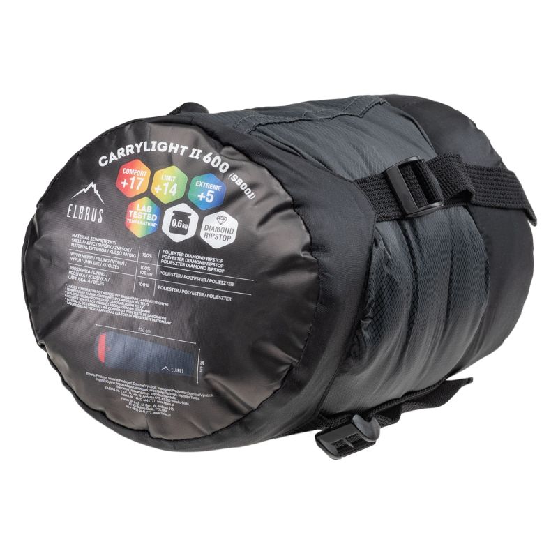 Elbrus Carrylight II 600 sleeping bag szürke tourist equipment, sleeping bags