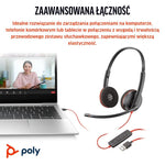 head Poly Blackwire 3220 Stereo USB-C Headset +USB-C/A Adapter (Bulk) kiegészítő 8X228A6