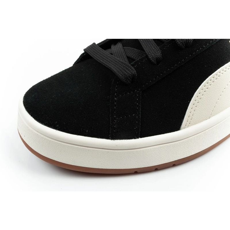Puma men's Court Classico sports leather sneakers black fekete utcai cipő