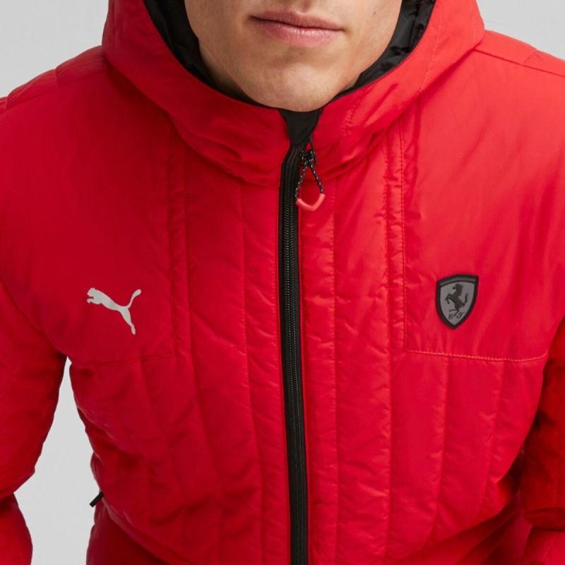 Puma Scuderia Ferrari Padded Men's Reversible Winter - fekete kabát