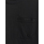 4F Men's regular plain T-shirt póló