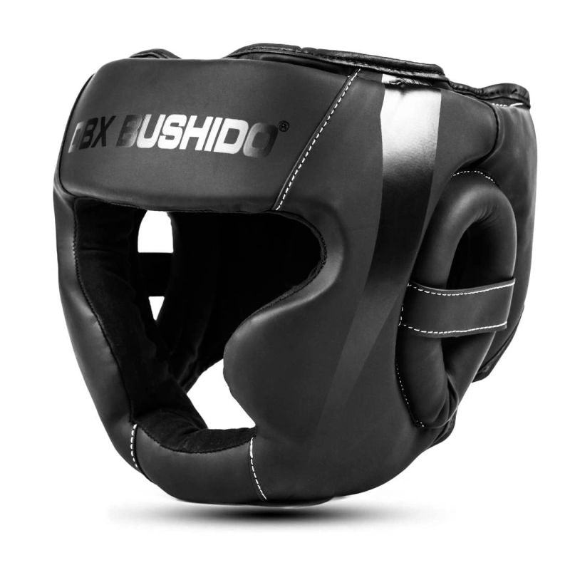 DBX Bushido Boxing Helmet - Black Master fekete helmets, martial arts equipment