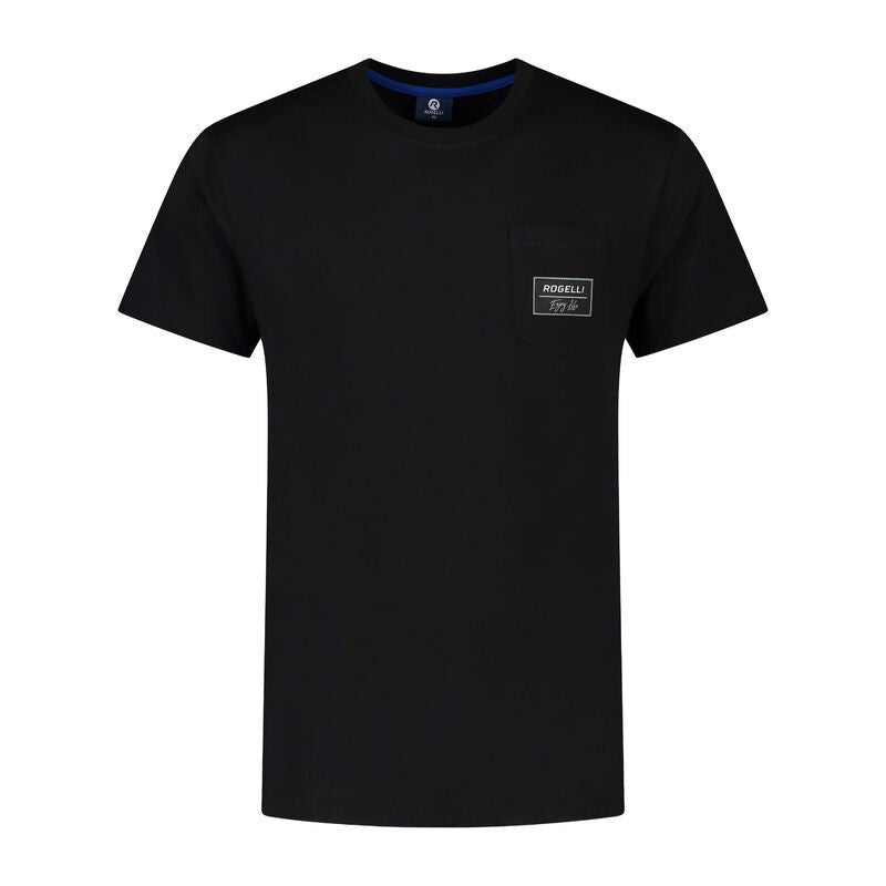 Rogelli men's t-shirt LOGO black 2XL fekete póló
