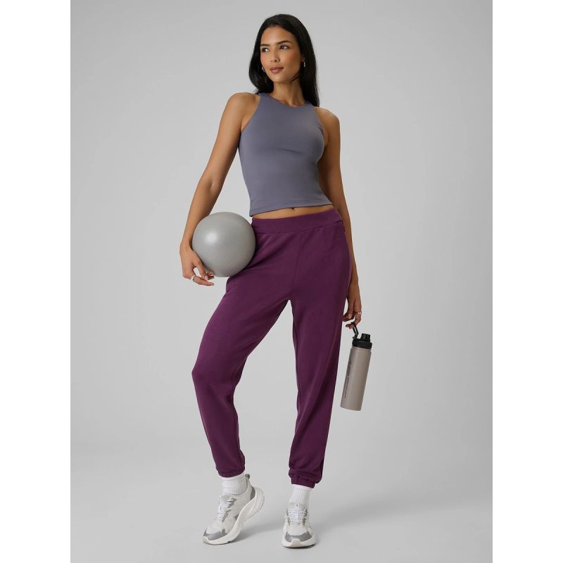 4F Women's sleeveless slim plain t-shirt póló