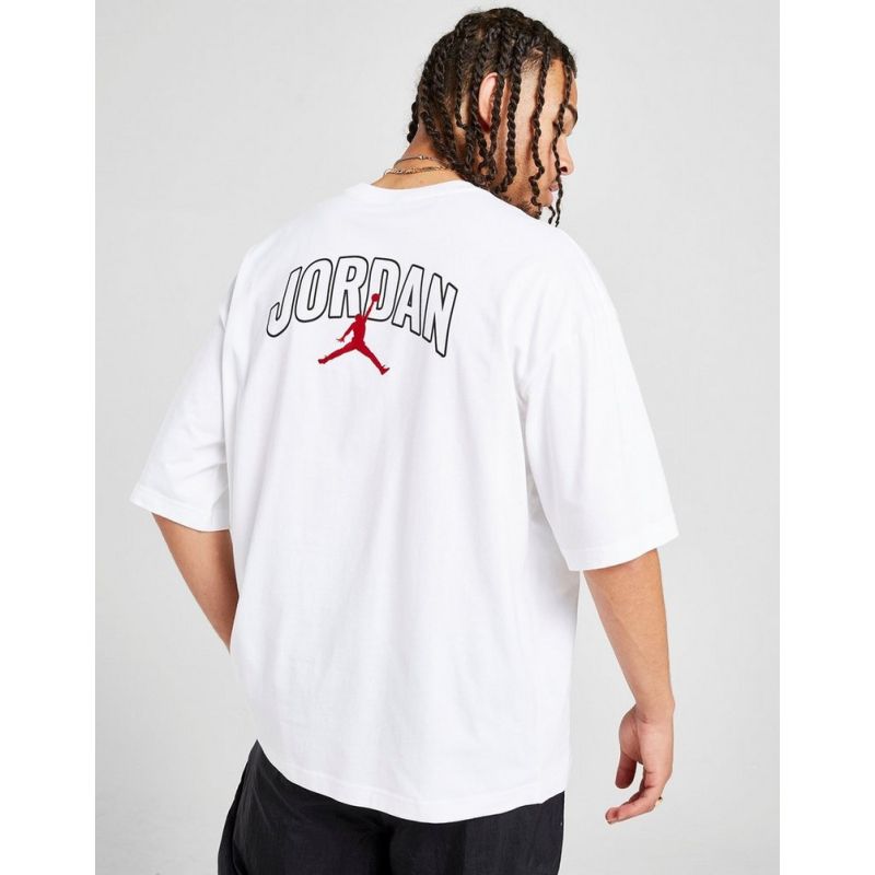 AIR Jordan Men's Brooklyn Arch Logo T-shirt White - fehér póló