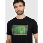 4F Men's regular printed T-shirt póló 4FRAW25TTSHM3612-20S