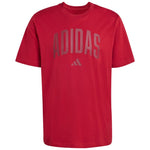 Adidas Collegiate Lineage Men's T-Shirt Red piros póló