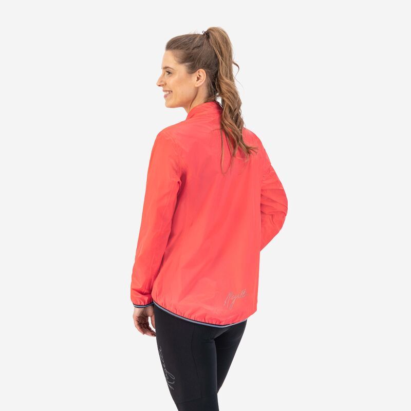 Rogelli women's raincoat ESSENTIAL korall dzseki