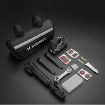 Wozinsky WMZ-01N tool kit, 16-in-1 bicycle multitool, pump, wrenches, inner tube kit - black fekete elektronika 304004-199005