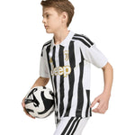 adidas Juventus 26/27 kids' jersey white and black