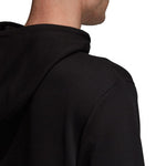 Adidas Trefoil Hoodie M DT7964 sweatshirt fekete kapucnis pulóver