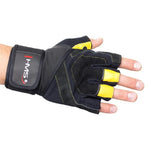 HMS Black/Yellow RST01 rS Gym Gloves fekete kapuskesztyű 17-63-200